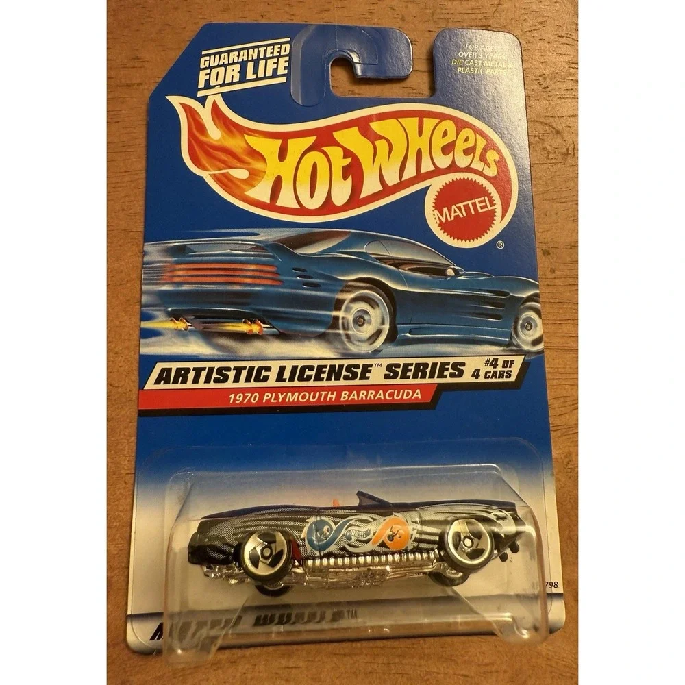 HOT WHEELS ARTISTIC LICENSE SERIES 1970 PLYMOUTH BARRICUDA ~ COLLECTOR #732